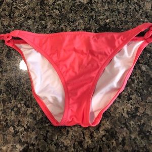 Victoria’s Secret Coral Side tie bottoms-Size S